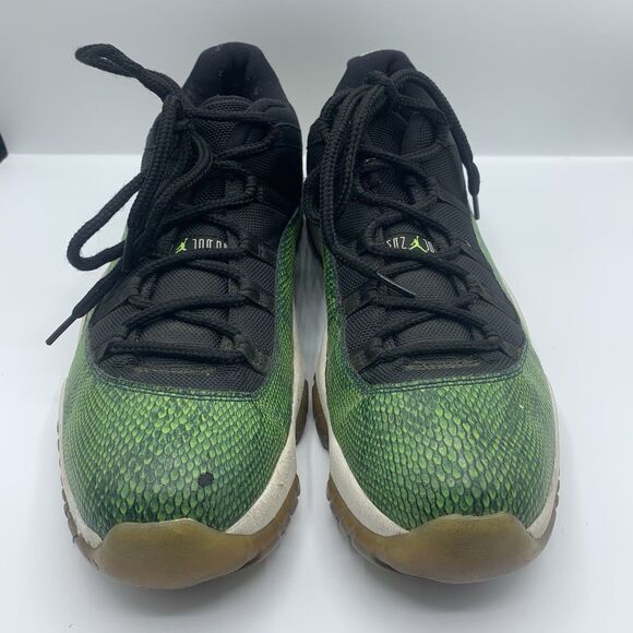Nike Air Jordan 11 Retro Low Nightshade Green Snakeskin Size 12 #528895-033 - Picture 6 of 8